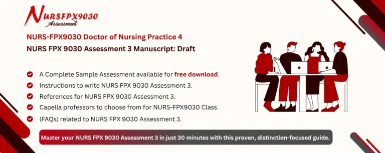 NURS FPX 9030 Assessment 3 Manuscript: Draft